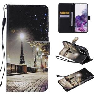 For Galaxy S20+ Painting Horizontal Flip Leather Case with Holder & Card Slot & Lanyard(Cityscape)