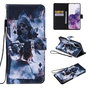 For Galaxy S20+ Painting Horizontal Flip Leather Case with Holder & Card Slot & Lanyard(Magician)