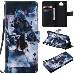 For Sony Xperia 20 Painting Horizontal Flip Leather Case with Holder & Card Slot & Lanyard(Magician)
