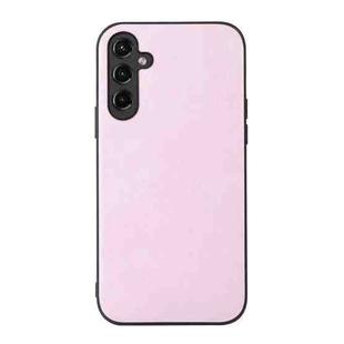 For Samsung Galaxy A24 4G Cowhide Texture PU Phone Case(Pink)