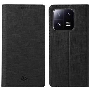 For Xiaomi 13 Pro ViLi DMX Series Shockproof Magnetic Flip Leather Phone Case(Black)