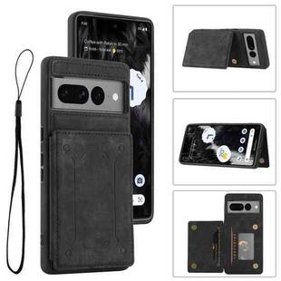 For Google Pixel 7 Pro 5G Dream Magnetic Back Cover Card Wallet Phone Case(Black)