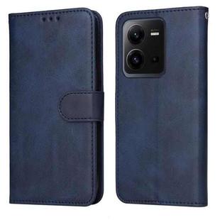For vivo V25 5G/V25e 4G/X80 Lite Classic Calf Texture Flip Leather Phone Case(Blue)