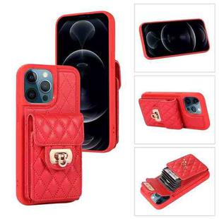 For iPhone 12 / 12 Pro Card Slot Leather Phone Case(Red)