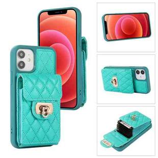 For iPhone 11 Card Slot Leather Phone Case(Mint Green)