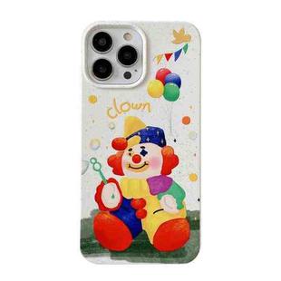 For iPhone 11 Ins Style Lovely Pattern Degradable Phone Case(Cartoon Clown)