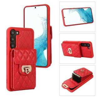 For Samsung Galaxy S23 5G Card Slot Leather Phone Case(Red)