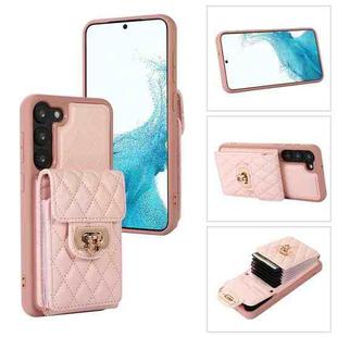 For Samsung Galaxy S23+ 5G Card Slot Leather Phone Case(Pink)