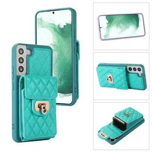 For Samsung Galaxy S22 5G Card Slot Leather Phone Case(Mint Green)