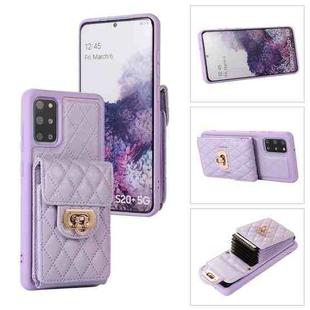 For Samsung Galaxy S20 FE Card Slot Leather Phone Case(Purple)