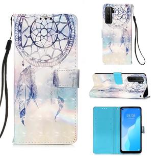 For Huawei nova 7 SE 3D Painting Horizontal Flip Leather Case with Holder & Card Slot & Lanyard(Fantasy Wind Chimes)