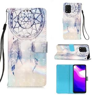For Xiaomi Mi 10 Lite 5G 3D Painting Horizontal Flip Leather Case with Holder & Card Slot & Lanyard(Fantasy Wind Chimes)