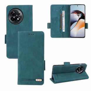 For OnePlus 11R 5G Magnetic Clasp Leather Phone Case(Green)