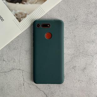 For Huawei Honor V20 Shockproof Frosted TPU Protective Case(Green)