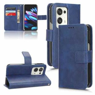 For OPPO Find N2 Lambskin Leather Phone Case(Blue)