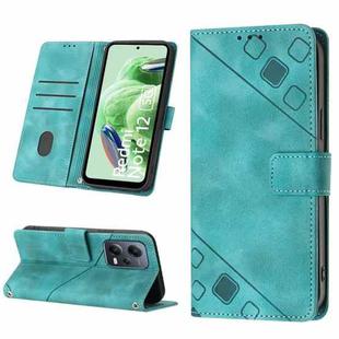 For Xiaomi Poco X5 5G Skin-feel Embossed Leather Phone Case(Green)