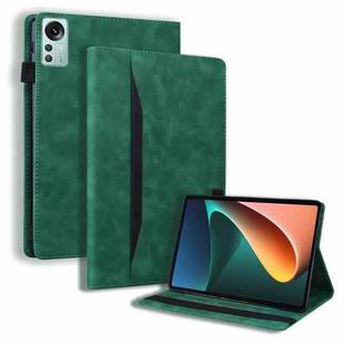 For Xiaomi Pad 5 Pro 12.4 inch Business Shockproof Horizontal Flip Leather Tablet Case(Green)