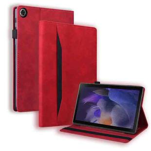 For Samsung Galaxy Tab A8 10.5 2021 Business Shockproof Horizontal Flip Leather Tablet Case with Wake-up Function(Red)