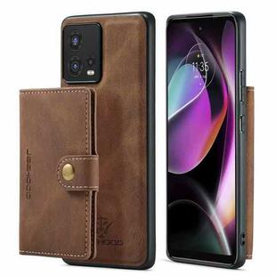 For Motorola Moto S30 Pro JEEHOOD Retro Magnetic Detachable Protective Phone Case with Wallet & Card Slot(Brown)