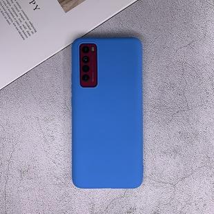 For Huawei Nova 7 Shockproof Frosted TPU Protective Case(Light Blue)