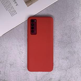 For Huawei Nova 7 Shockproof Frosted TPU Protective Case(Red)