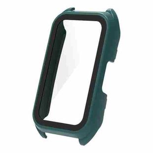 For Keep Band B4 PC Integrated Tempered Film Watch Case(Pine Green)