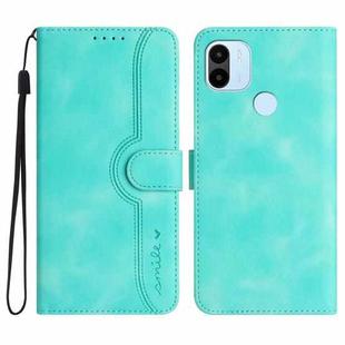 For Xiaomi Redmi A1+ Heart Pattern Skin Feel Leather Phone Case(Light Blue)