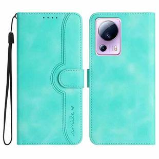 For Xiaomi Civi 2 Heart Pattern Skin Feel Leather Phone Case(Light Blue)