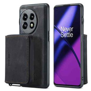 For OnePuls 11 JEEHOOD Magnetic Zipper Horizontal Flip Phone Leather Case(Black)