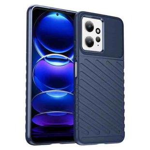 For Xiaomi Redmi Note 12 4G Global Thunderbolt Shockproof TPU Protective Soft Phone Case(Blue)