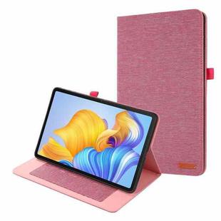 For Honor Pad V8 Pro Fabric Leather Tablet Case(Pink)