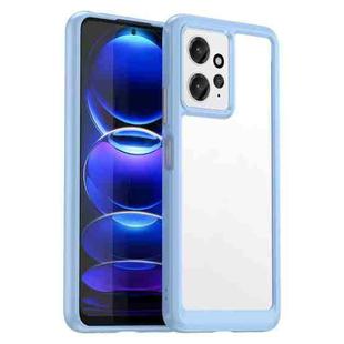 For Xiaomi Redmi Note 12 4G Global Colorful Series Acrylic + TPU Phone Case(Blue)