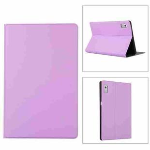For Lenovo Tab M9 Voltage Craft Texture TPU Flip Leather Tablet Case(Purple)
