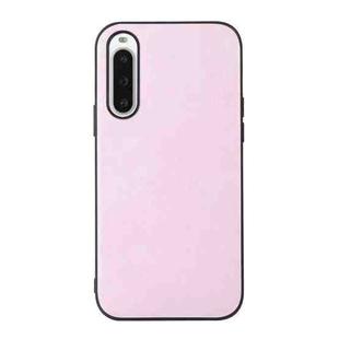 For Sony Xperia 10 V Cowhide Texture PU Phone Case(Pink)