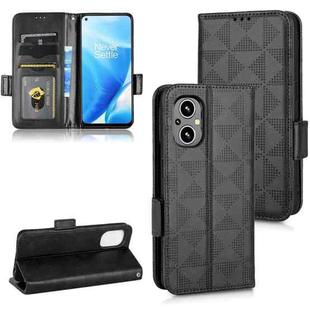 For OnePlus Nord N20 5G Symmetrical Triangle Leather Phone Case(Black)