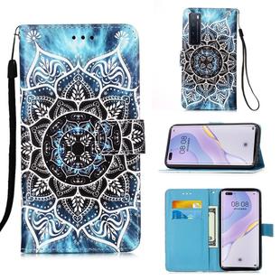 For Huawei nova 7 Pro 5G Painting Horizontal Flip Leather Case with Holder & Card Slot & Wallet & Lanyard(Mandala)