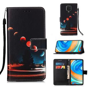 For Xiaomi Redmi Note 9S Painting Horizontal Flip Leather Case with Holder & Card Slot & Wallet & Lanyard(Wandering Earth)