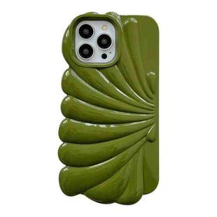 For iPhone 14 Pro Max Shiny Shell Texture Phone Case(Green)