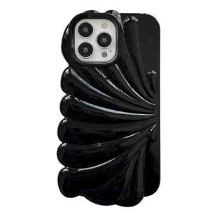 For iPhone 14 Plus Shiny Shell Texture Phone Case(Black)