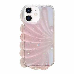For iPhone 11 Glitter Shell Texture Epoxy TPU Phone Case(Pink)