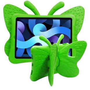 For iPad 10th Gen 10.9 2022 Butterfly Bracket Style EVA Children Shockproof Tablet Protective Case(Green)