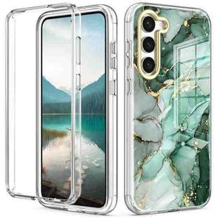 For Samsung Galaxy S23 5G 360 Full Body Painted Phone Case(Marble L12)