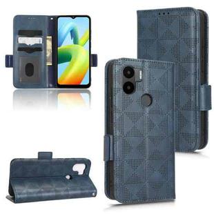 For Xiaomi Redmi A1+ 4G Symmetrical Triangle Leather Phone Case(Blue)