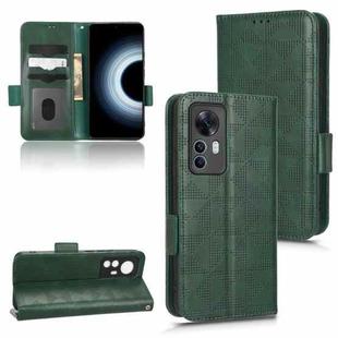 For Xiaomi Redmi K50 Ultra Symmetrical Triangle Leather Phone Case(Green)