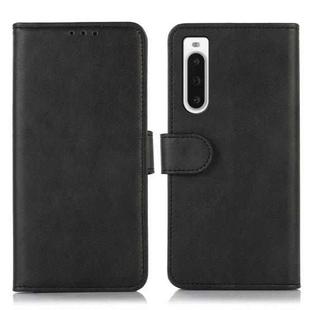 For Sony Xperia 10 V Cow Texture Leather Phone Case(Black)