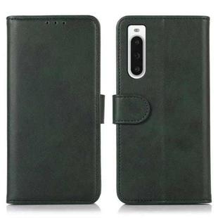 For Sony Xperia 10 V Cow Texture Leather Phone Case(Green)