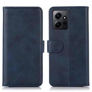 For Xiaomi Redmi Note 12 4G Global Cow Texture Leather Phone Case(Blue)