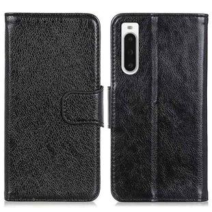 For Sony Xperia 10 V Nappa Texture Leather Phone Case(Black)