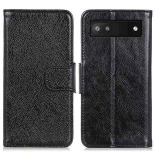 For Google Pixel 7a Nappa Texture Leather Phone Case(Black)