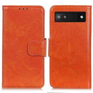 For Google Pixel 7a Nappa Texture Leather Phone Case(Orange)